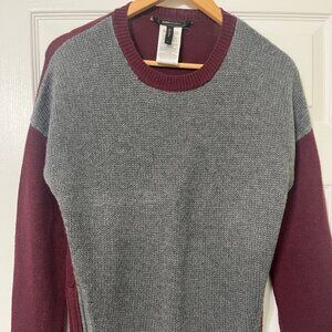 BCBG Colorblock Wool Sweater
